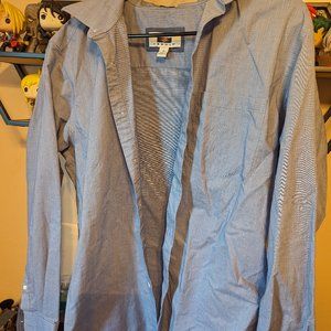 Men's blue dress shirt